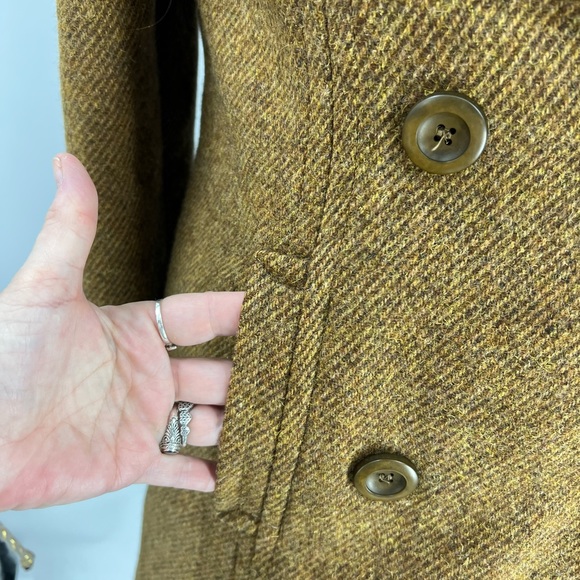 Ken Whitmore, vintage 50s double breasted wool mid length coat 10/M - Picture 6 of 14